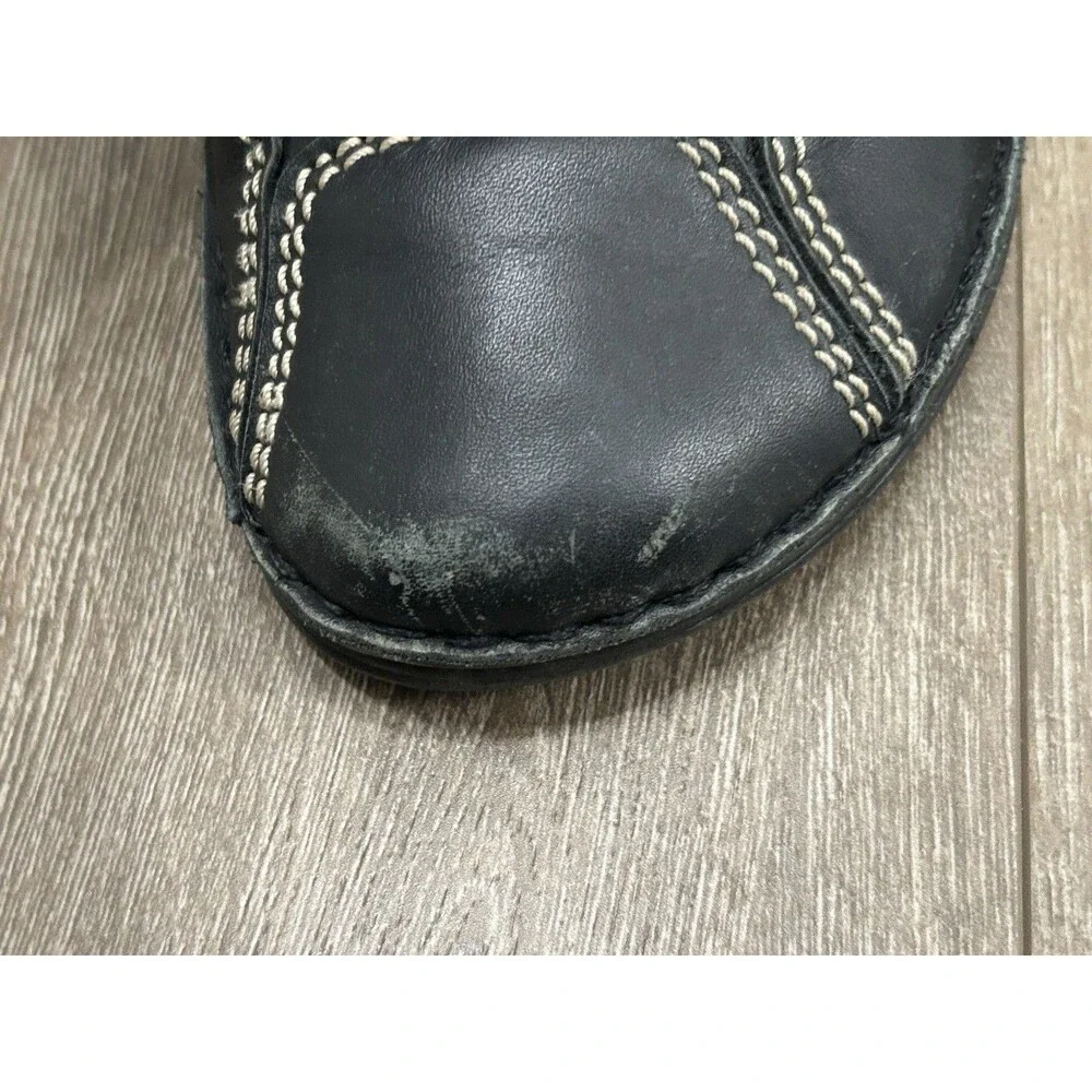 Birkenstock Lace Up Oxford Shoes Black Leather EU 40 US 7 Men ( Women 9)
